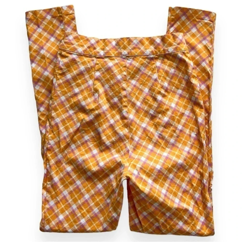 Urban Outfitters Pink & Orange Plaid Pants